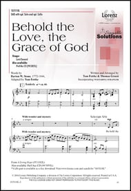 Behold the Love, the Grace of God SAB choral sheet music cover Thumbnail